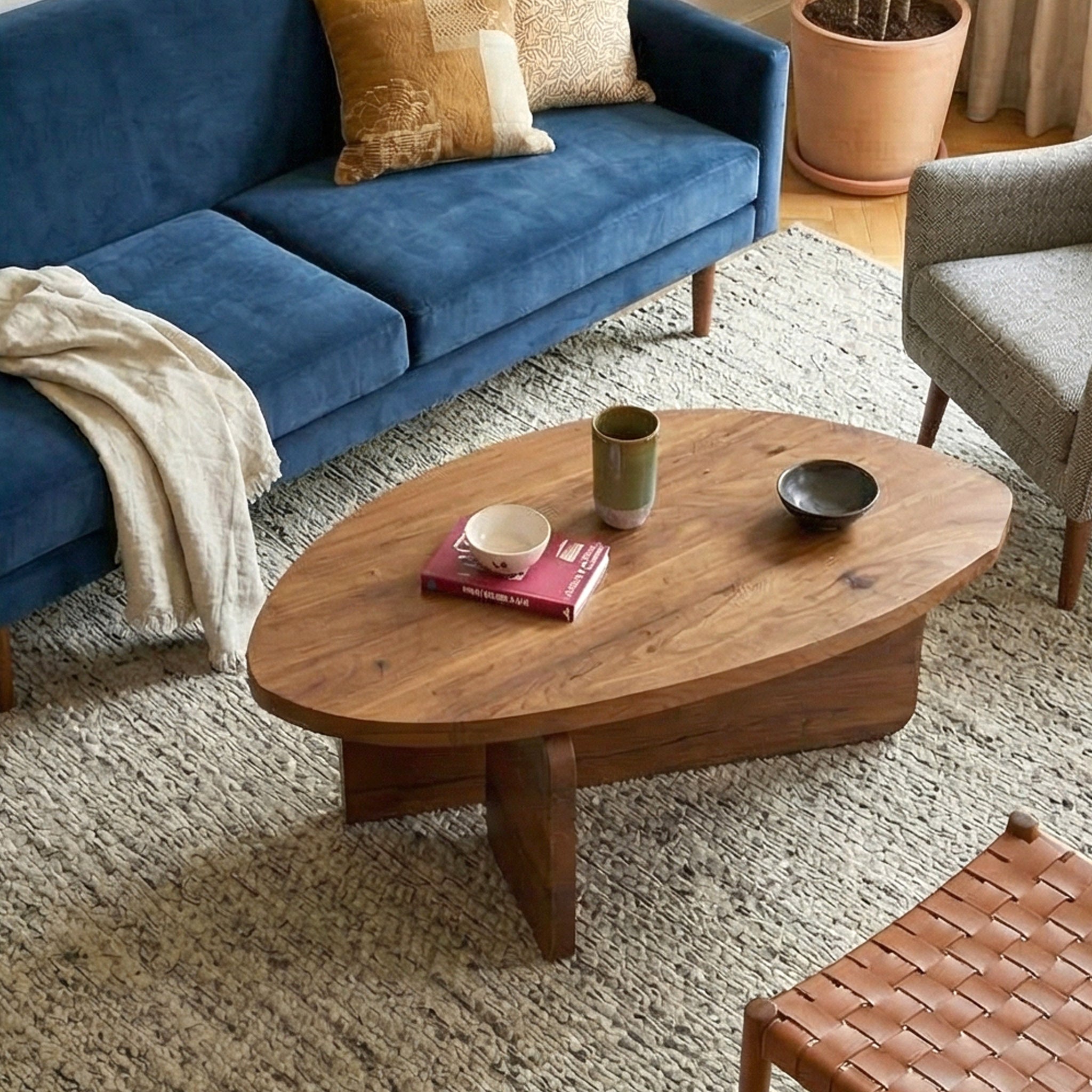 Modern Mango Wood Coffee Table
