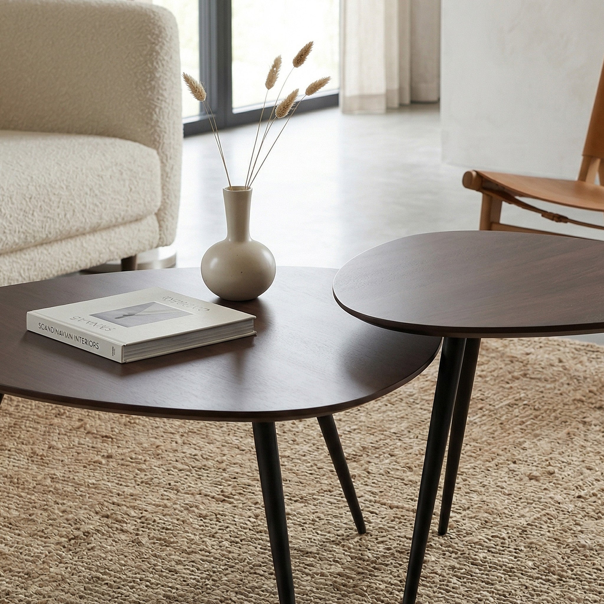 Modern Nested Coffee Table Set