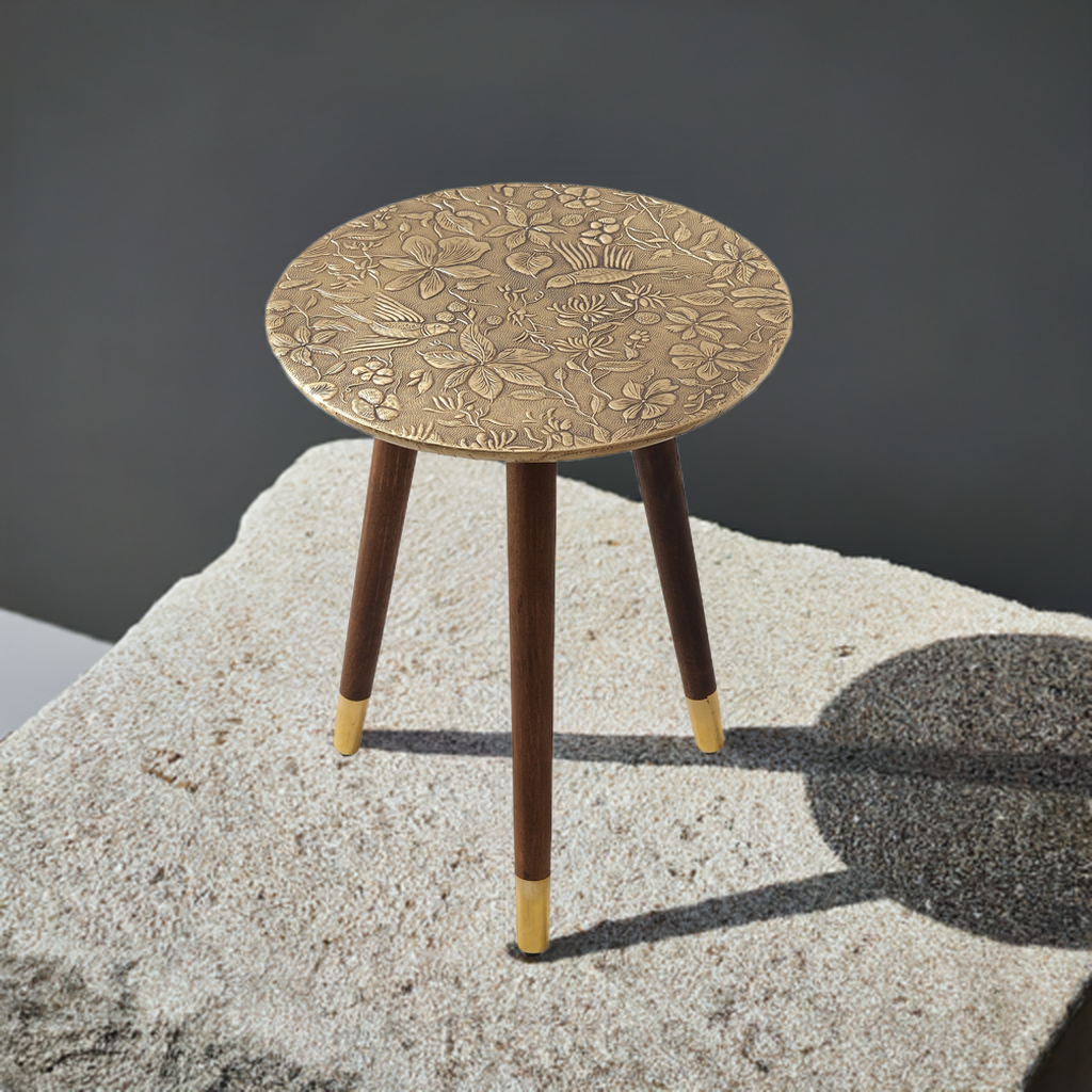 Brass Side Table