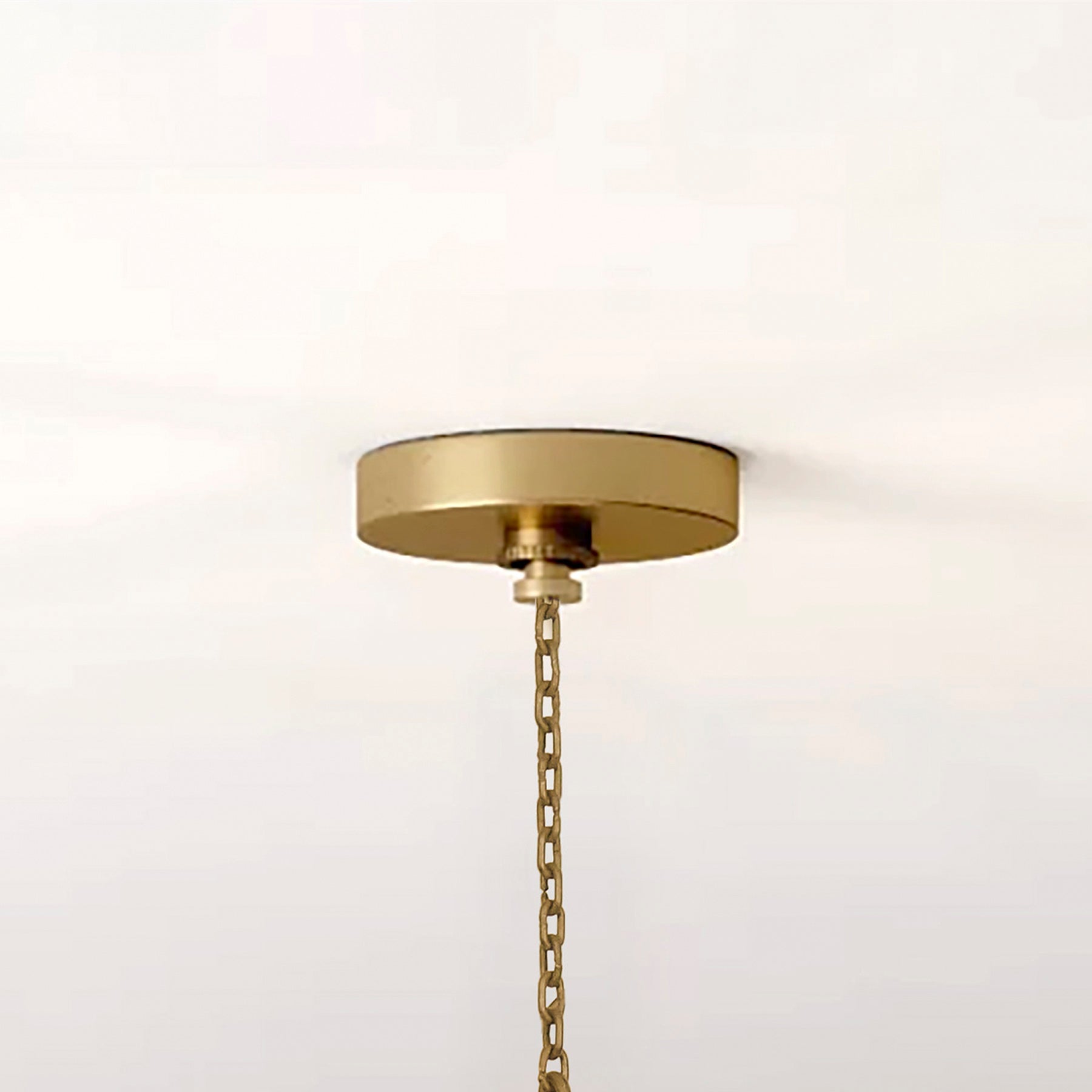 Round Wood Sphere Mesh Chandelier