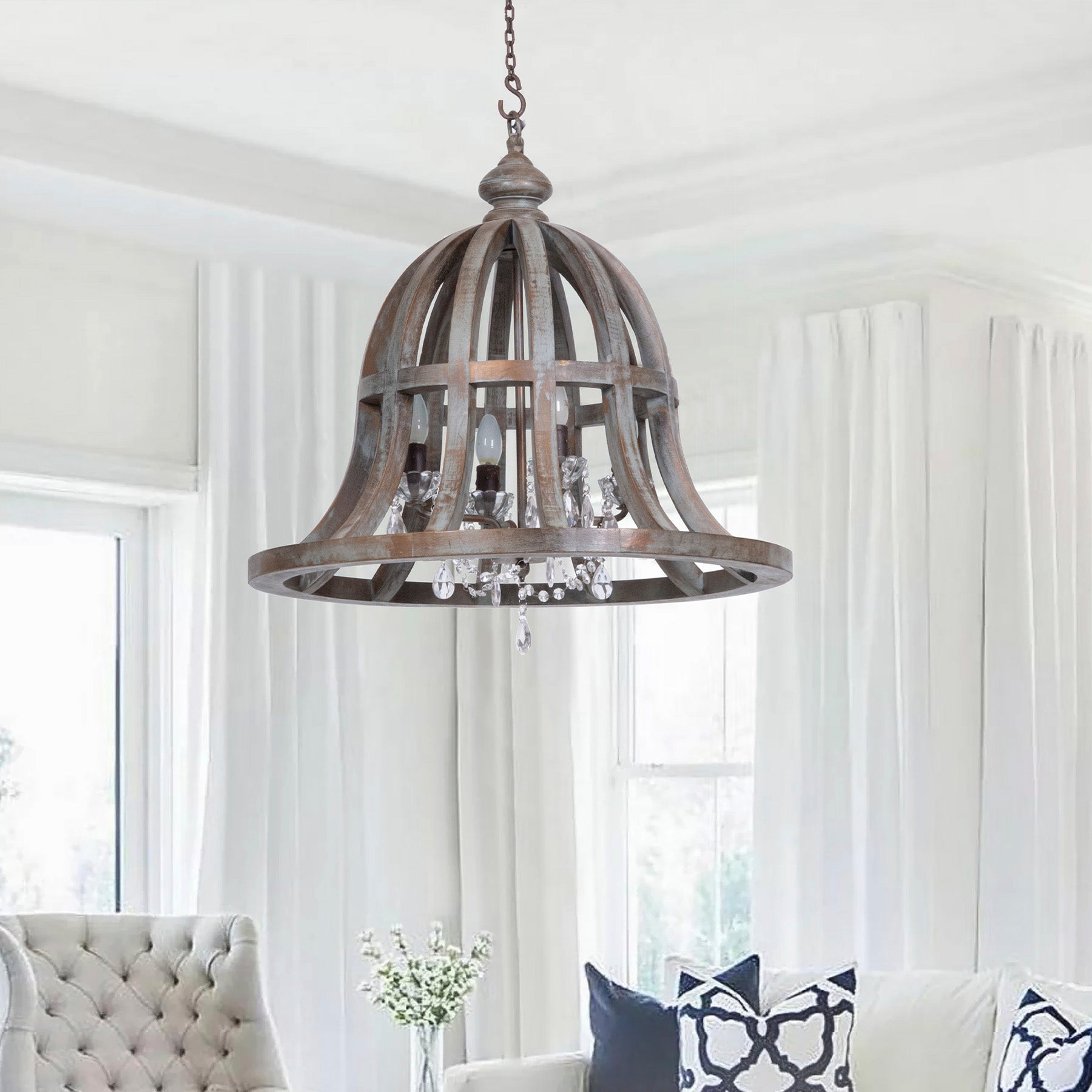 Chime Wooden Chandelier