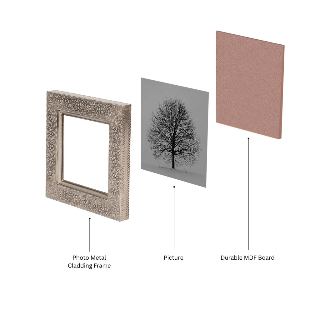Handcrafted Metal Cladding Photo Frame