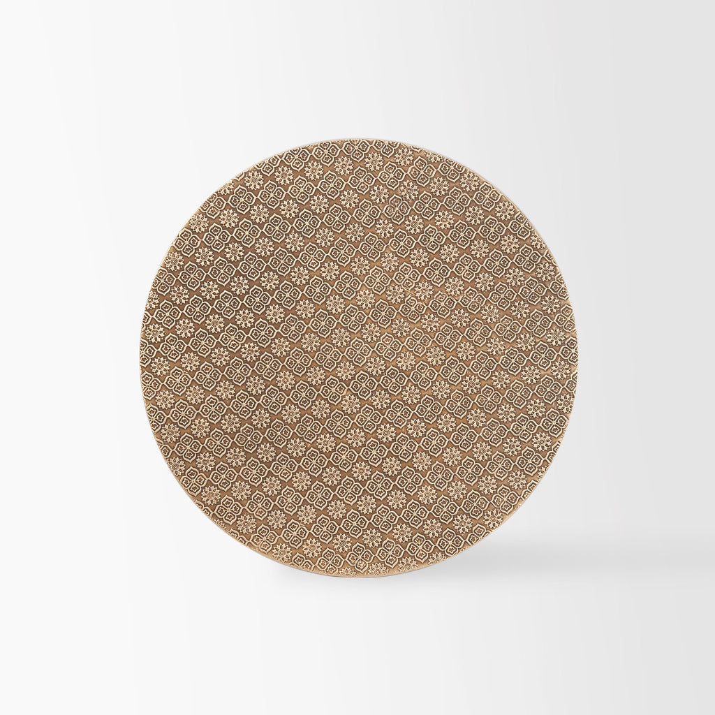 Metal Cladding Side Table