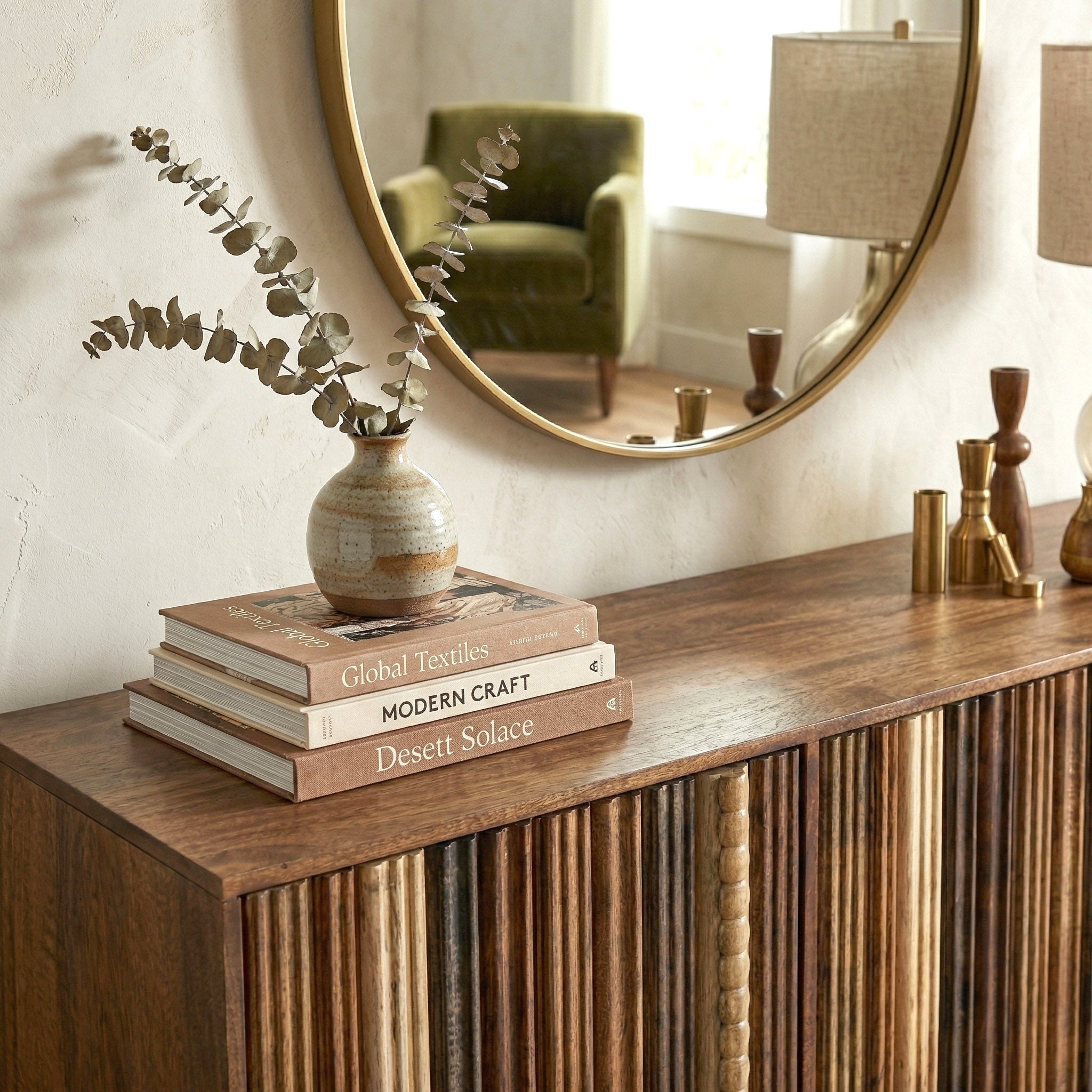Artistry in Every Grain Sideboard