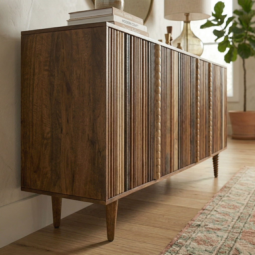 Artistry in Every Grain Sideboard