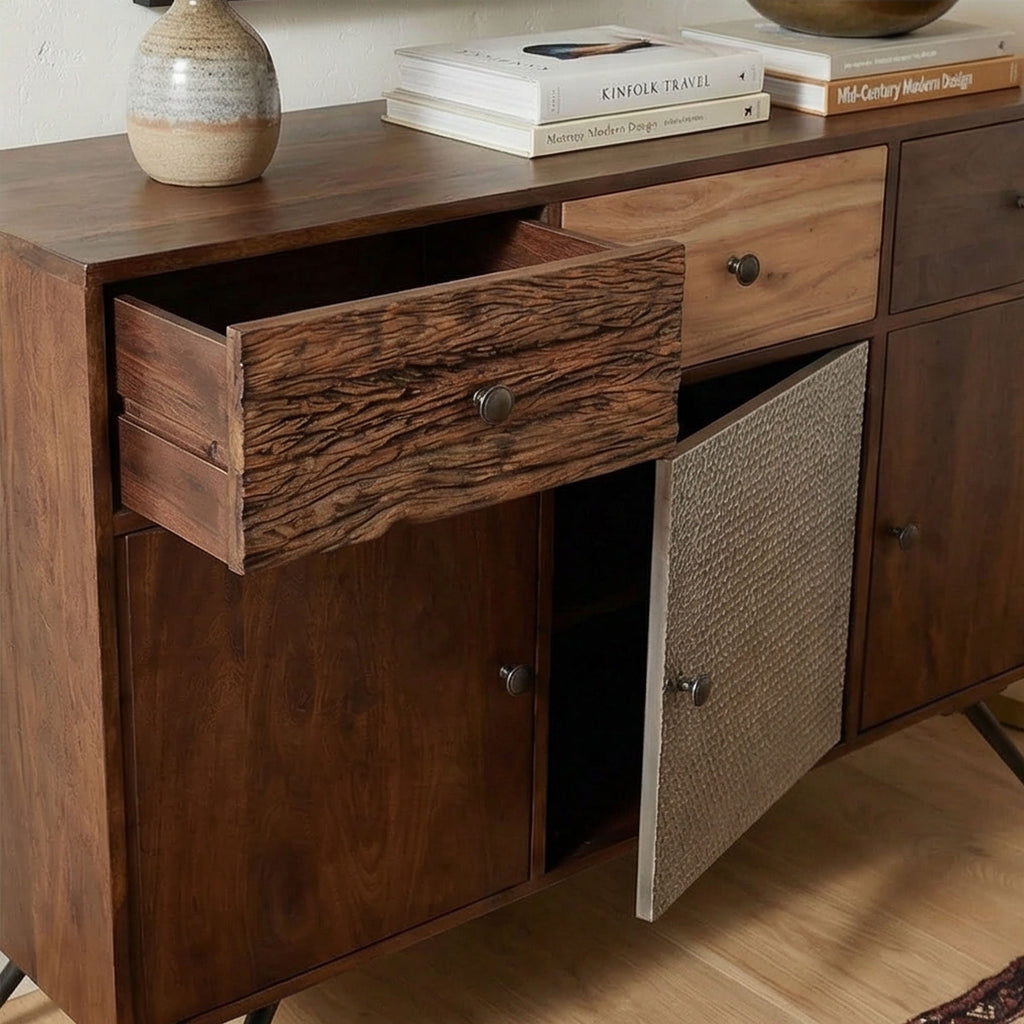 Mango Wood Sideboard Cabinet