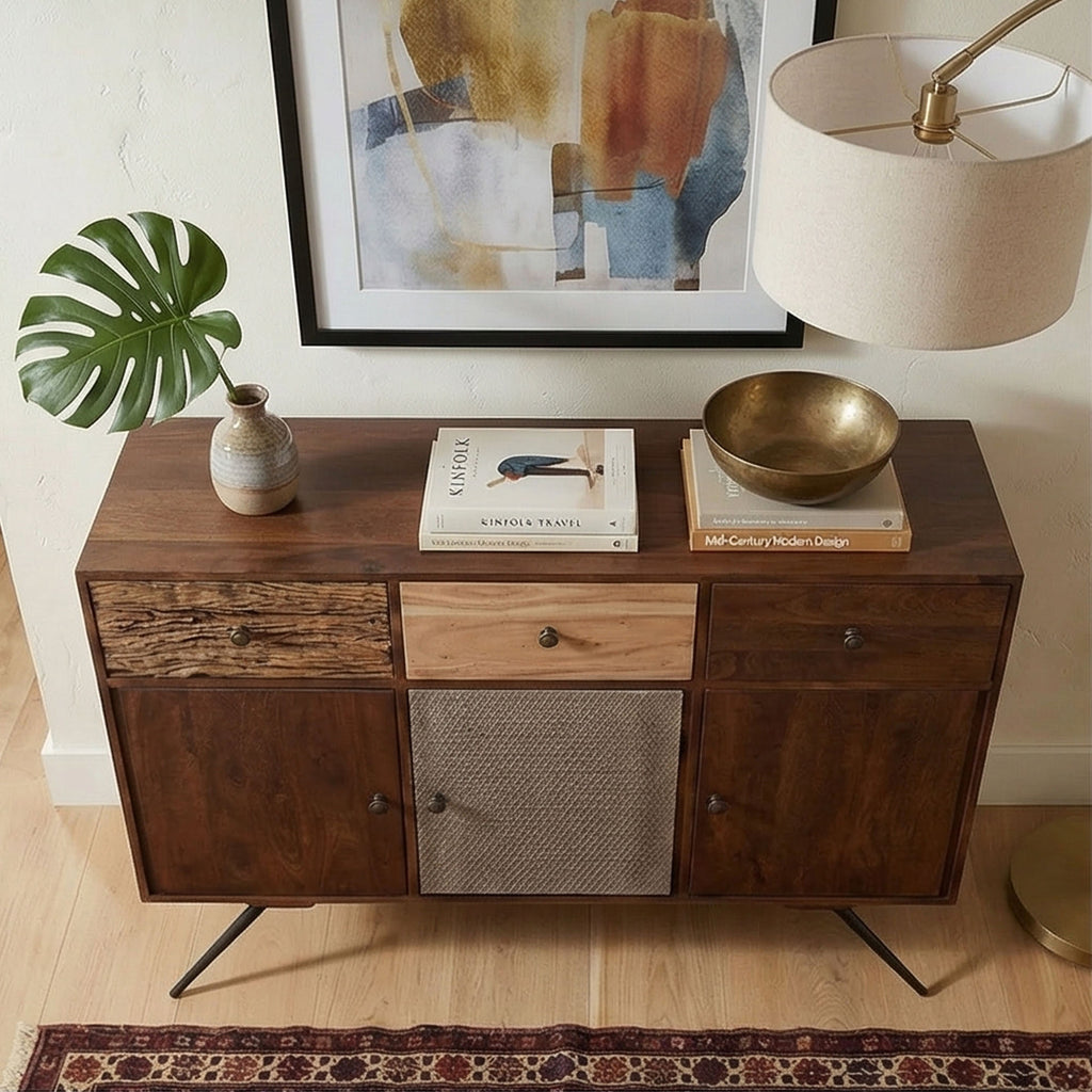 Mango Wood Sideboard Cabinet