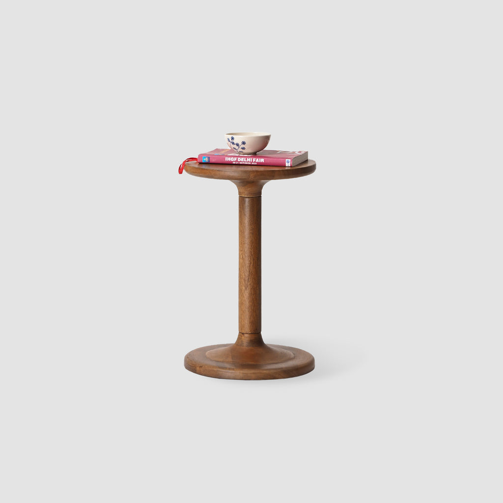 Mango Mango Wood Pedestal Table