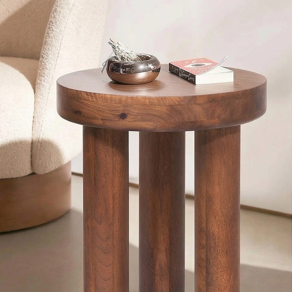 Artisanal Wooden Stool