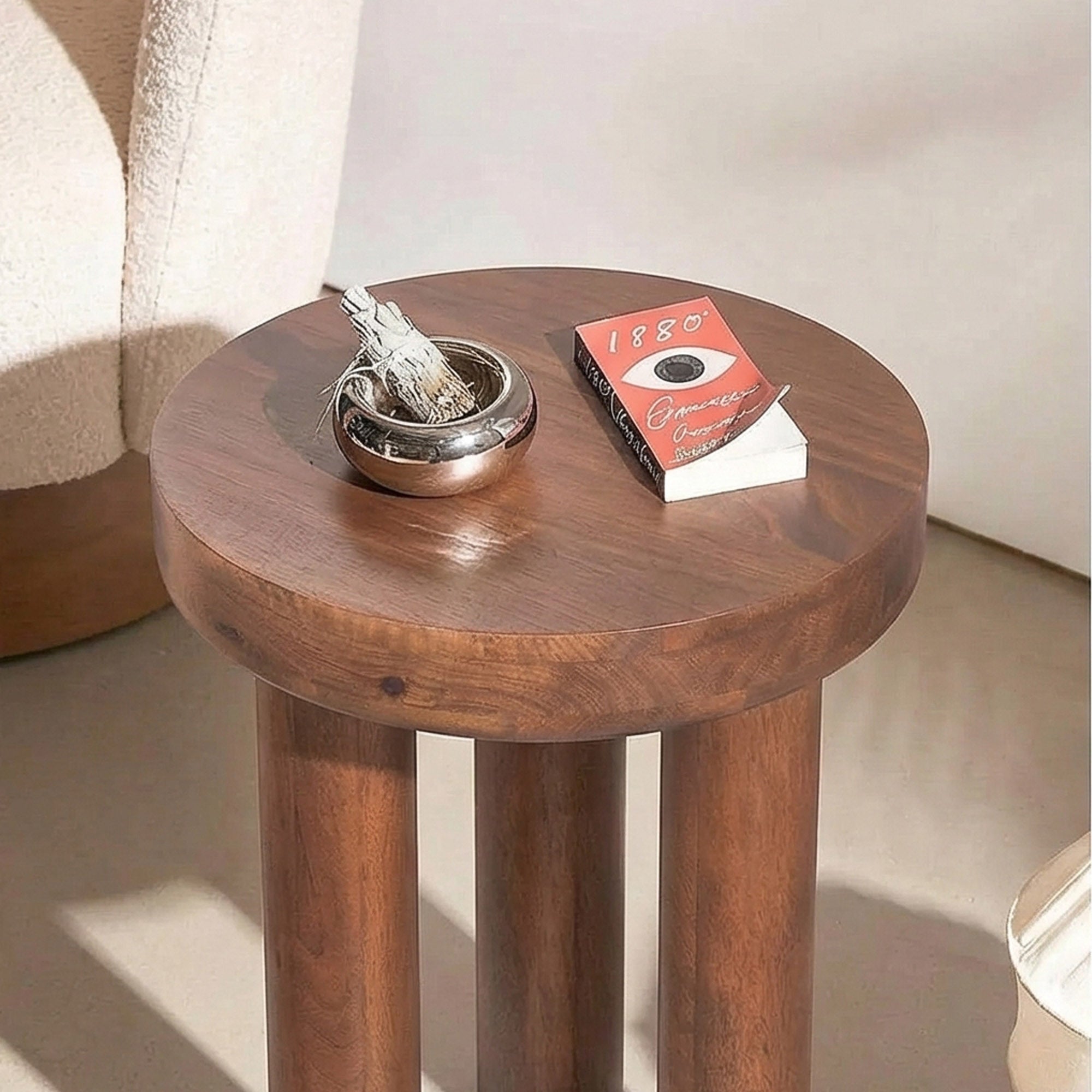 Artisanal Wooden Stool