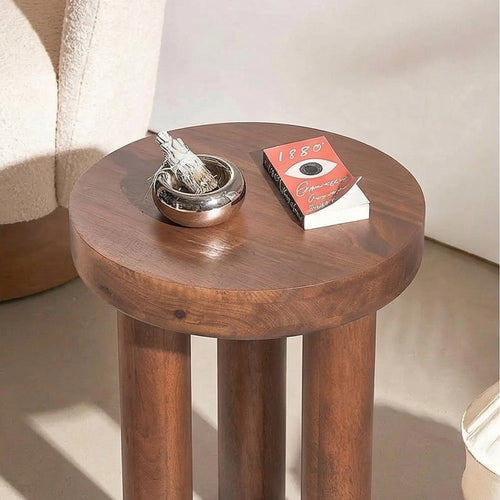 Artisanal Wooden Stool