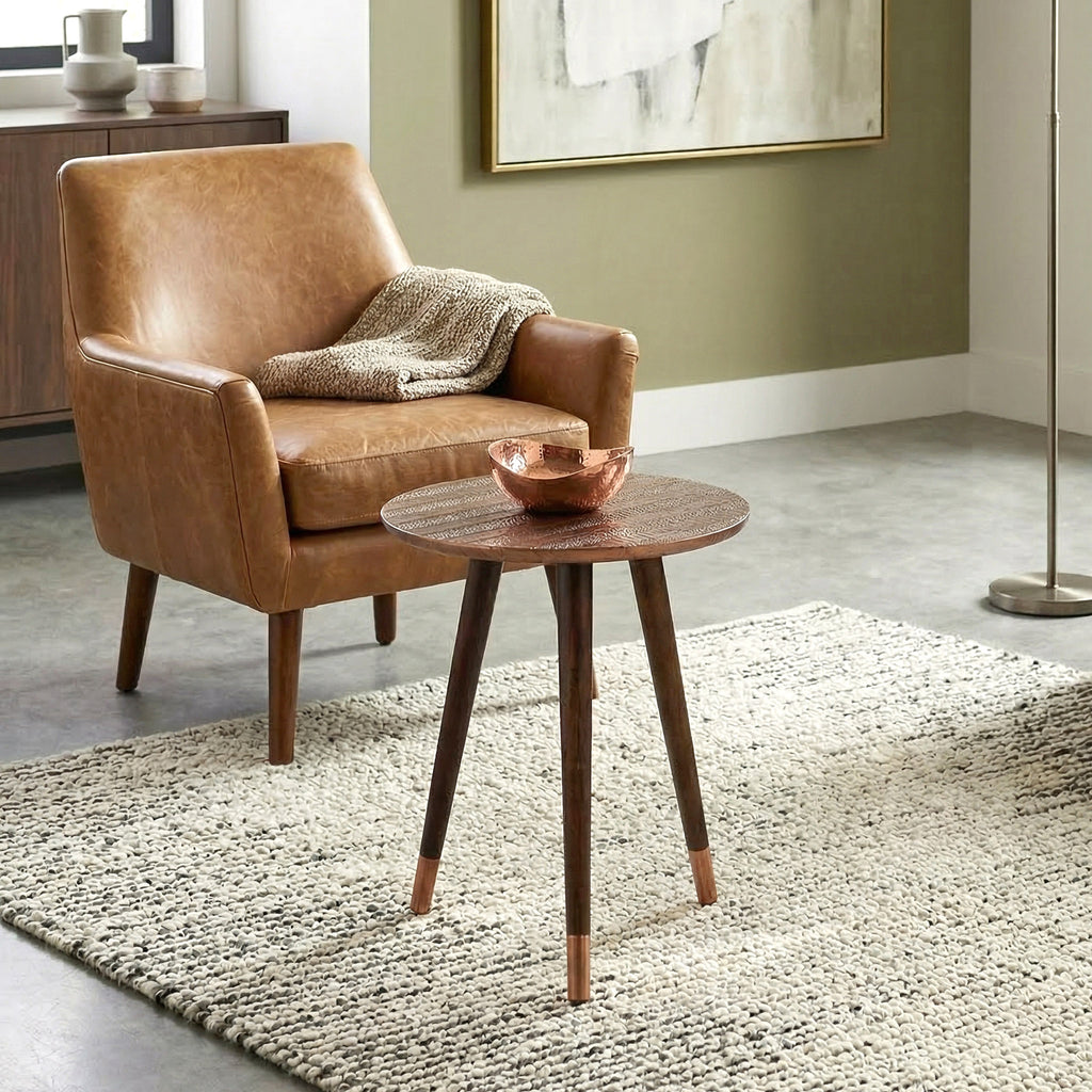 Copper Side Table