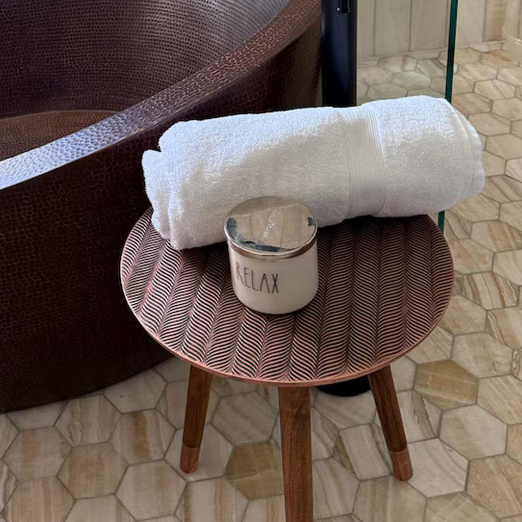 Copper Side Table