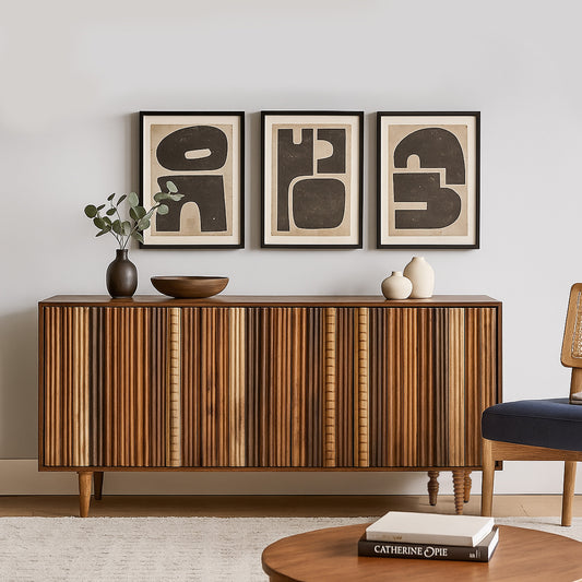 Artistry in Every Grain Sideboard