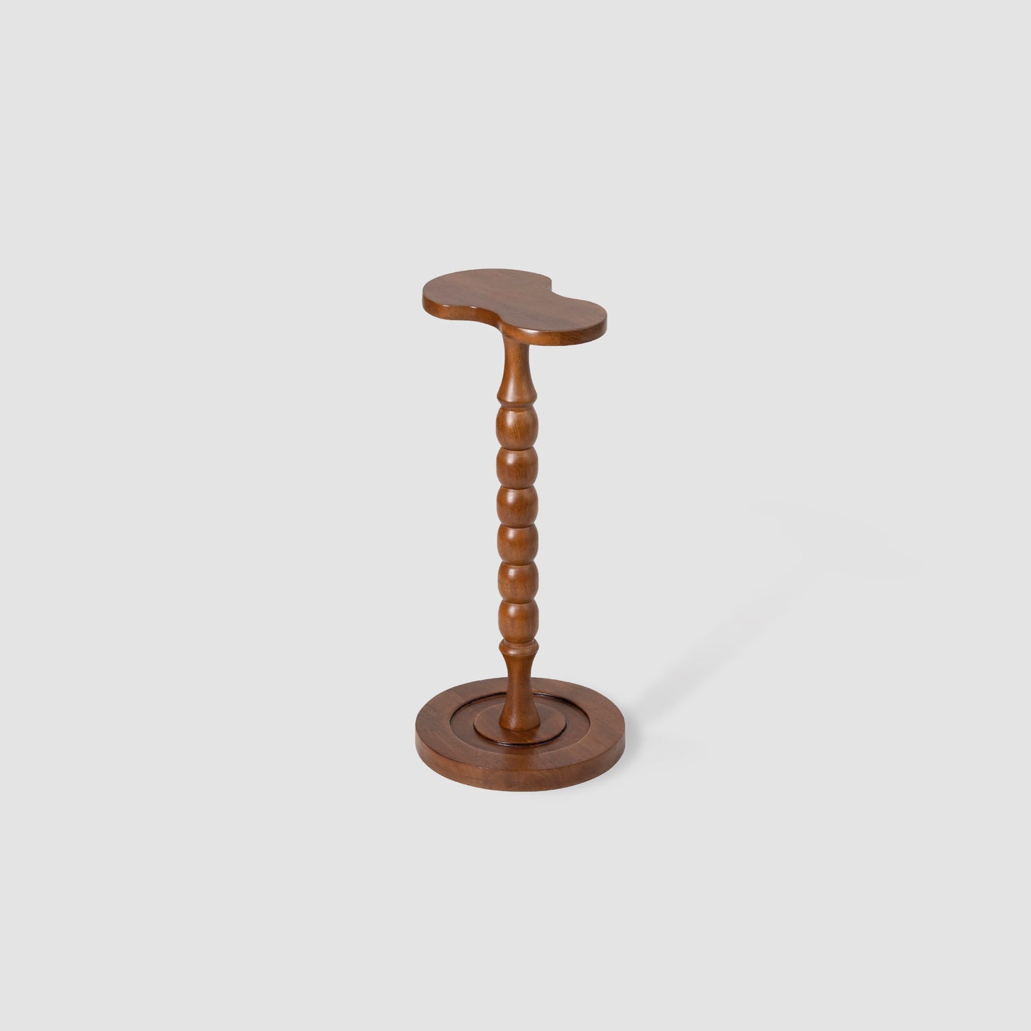 Handcrafted Wooden Pedestal Table