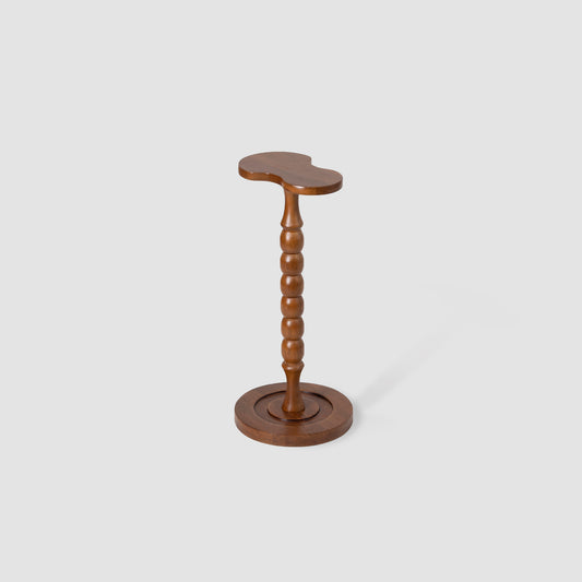 Handcrafted Wooden Pedestal Table