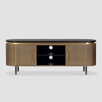 Gold & Black TV Cabinet