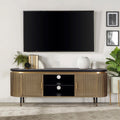 Gold & Black TV Cabinet