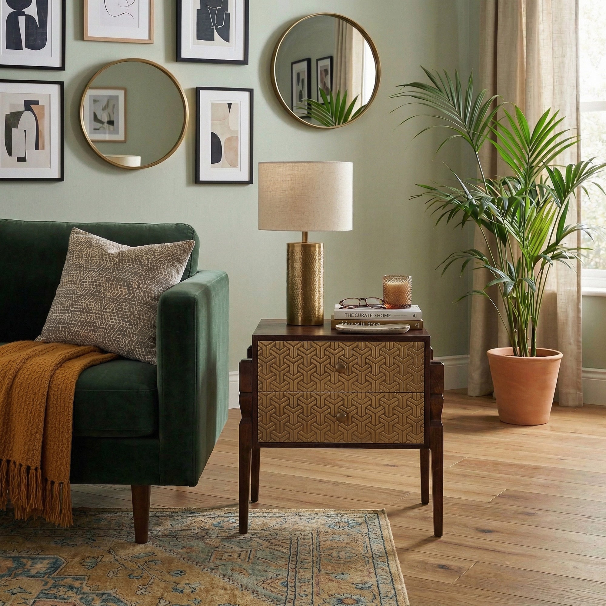 Luxury Mango Wood Nightstand