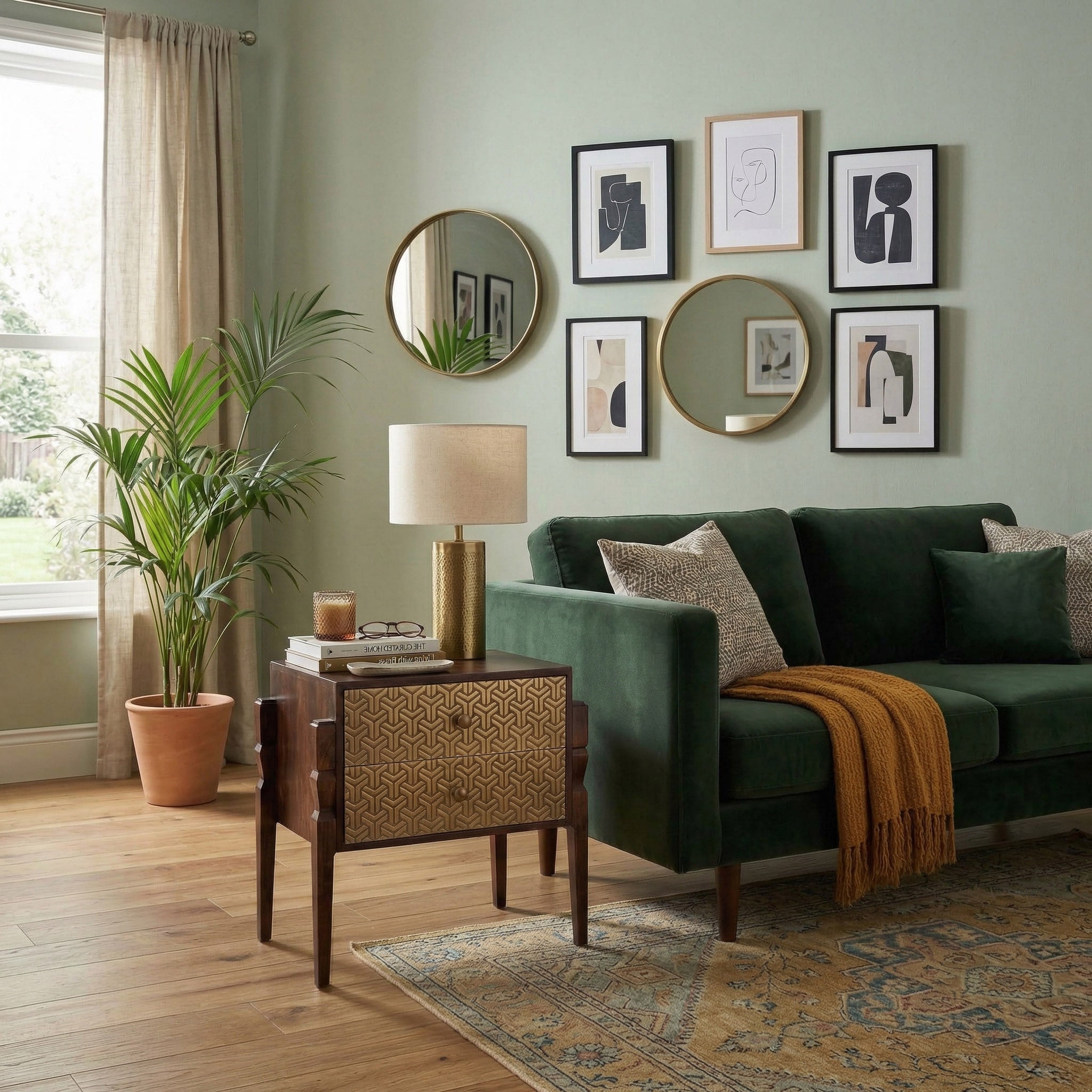 Luxury Mango Wood Nightstand