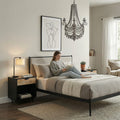 Beaded Farmhouse Chandelier, Rustic Wood Bead Chandelier