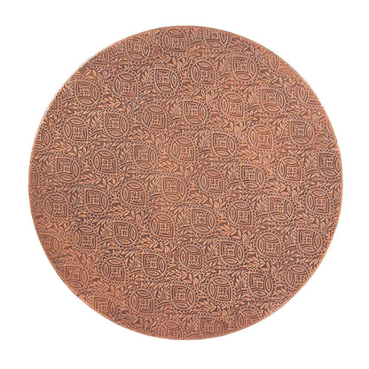 Brass-Copper cladding Side Table