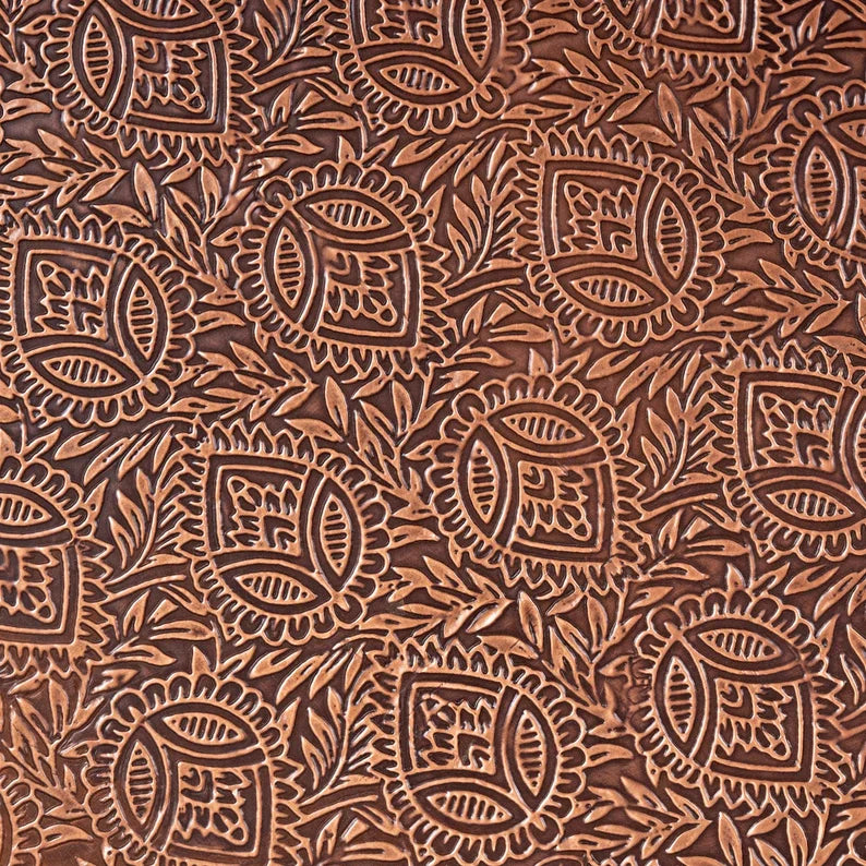 Brass-Copper cladding Side Table