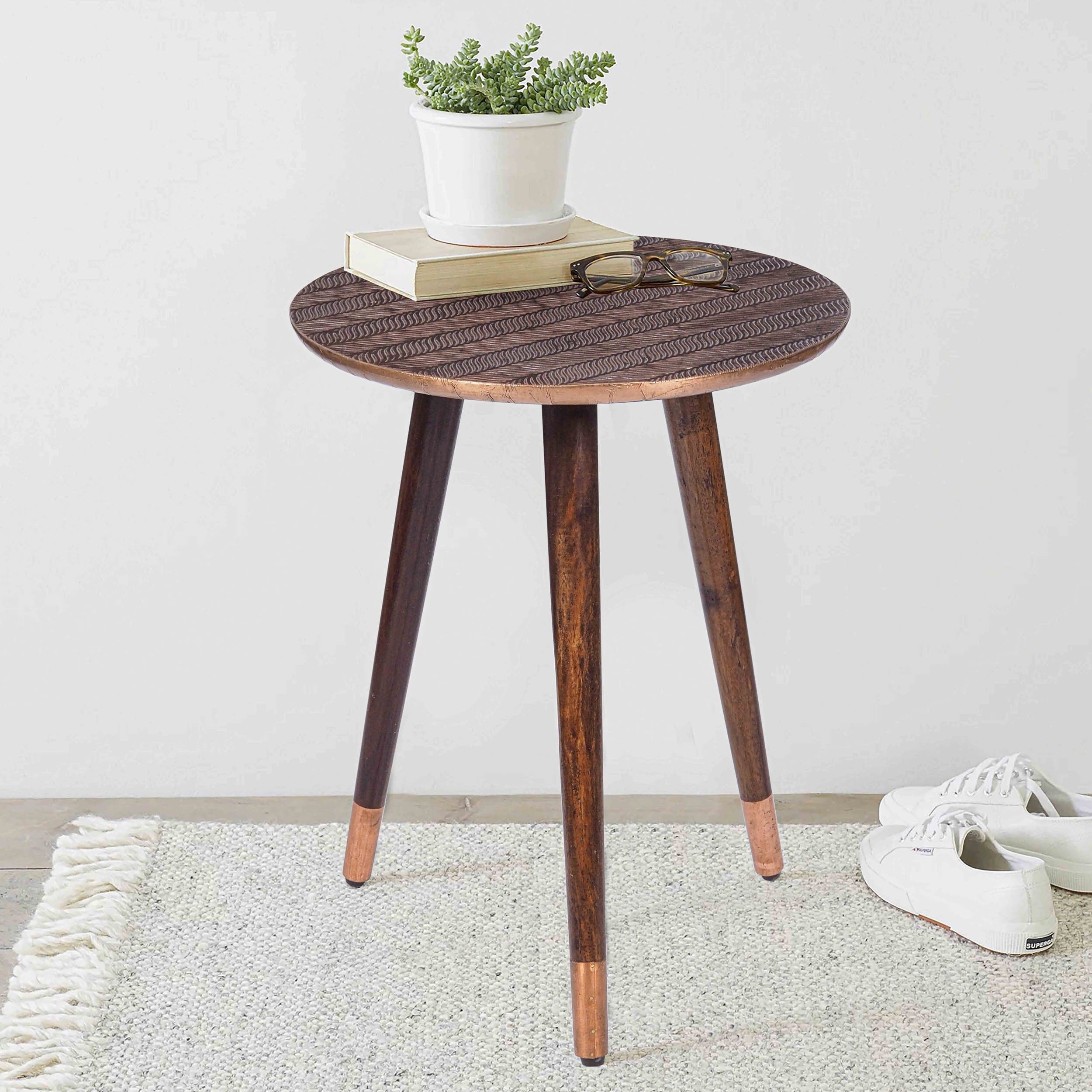Copper Side Table