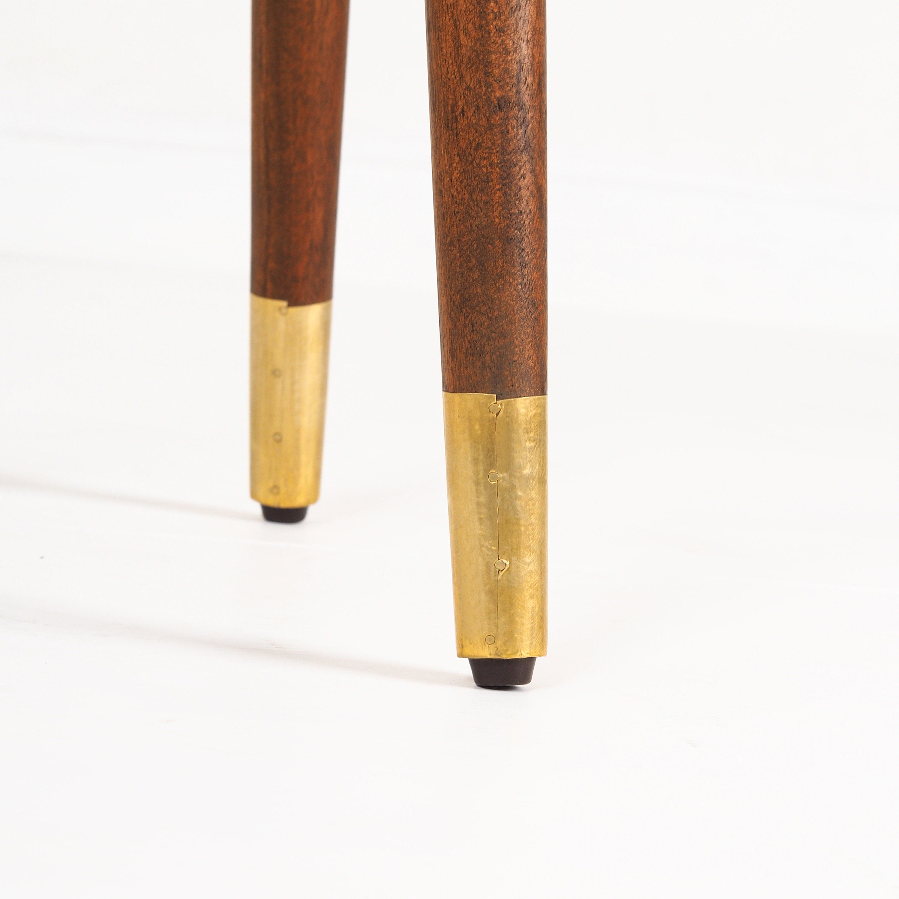 Brass-Copper cladding Side Table