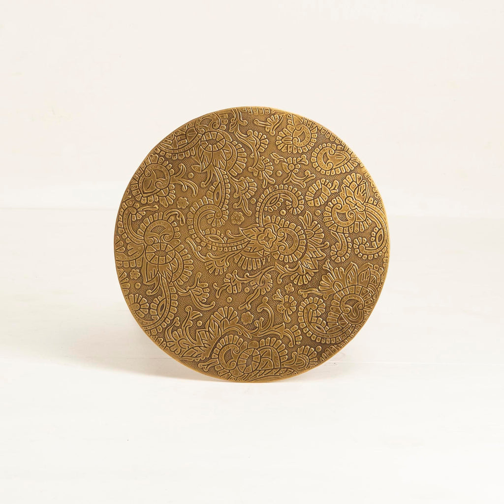 Brass Side Table