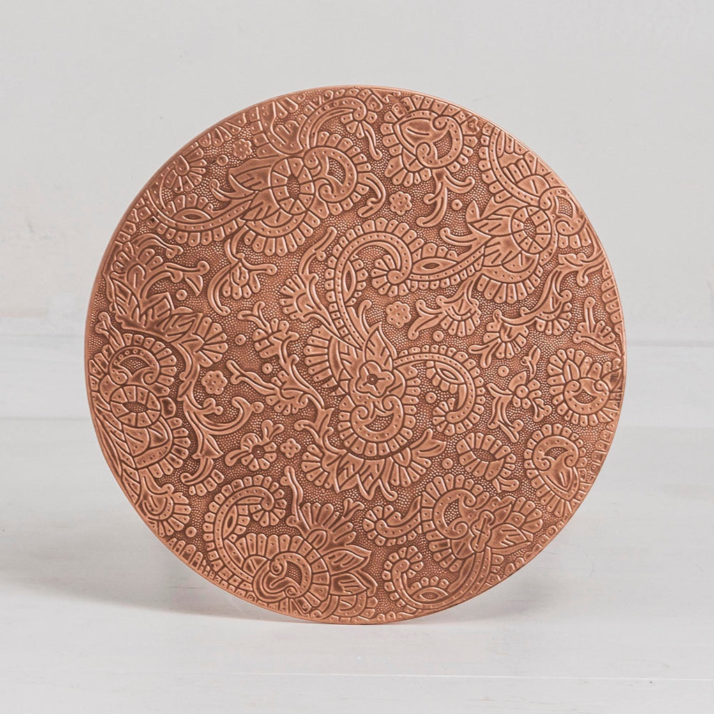 Metal Cladding Side Table