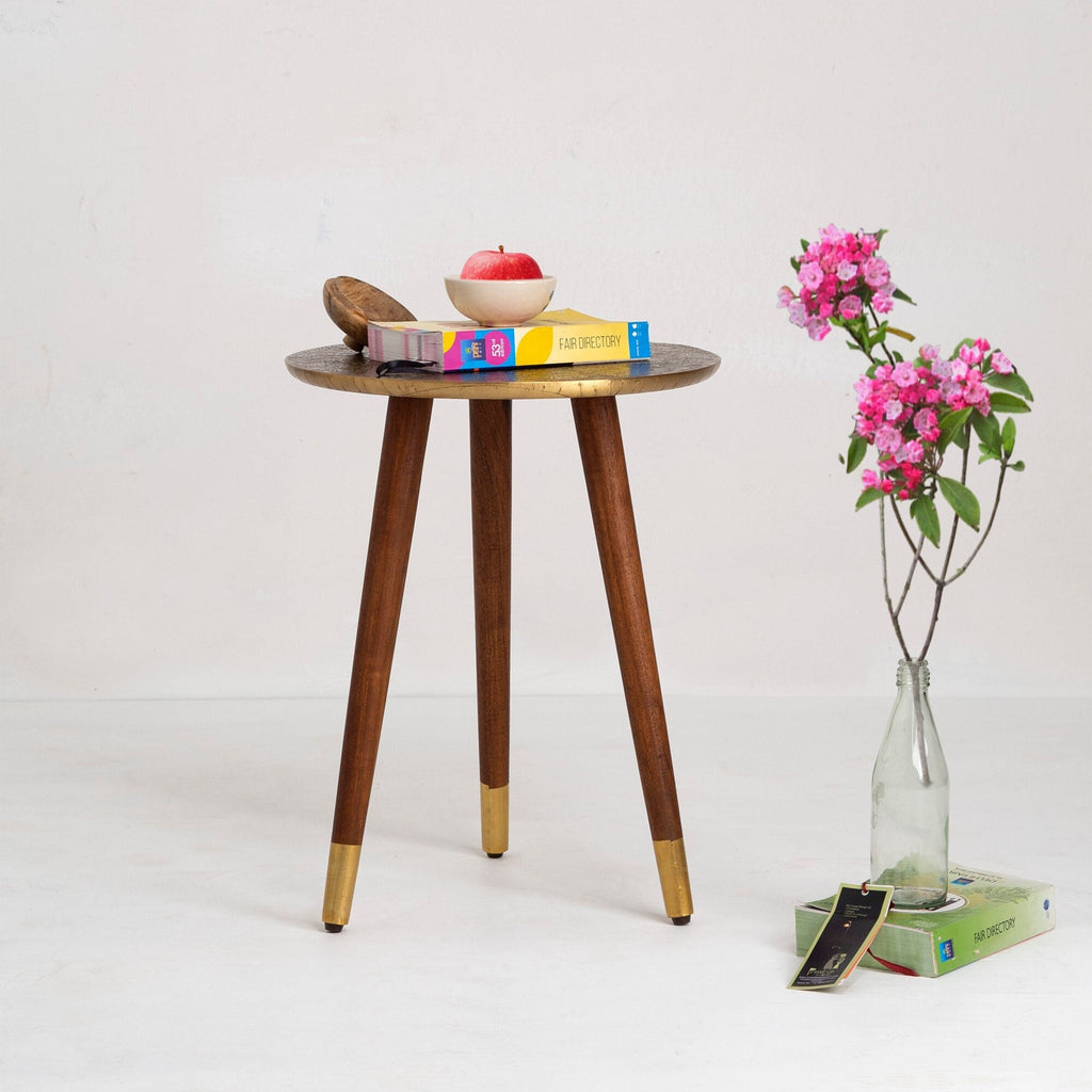 Brass Side Table