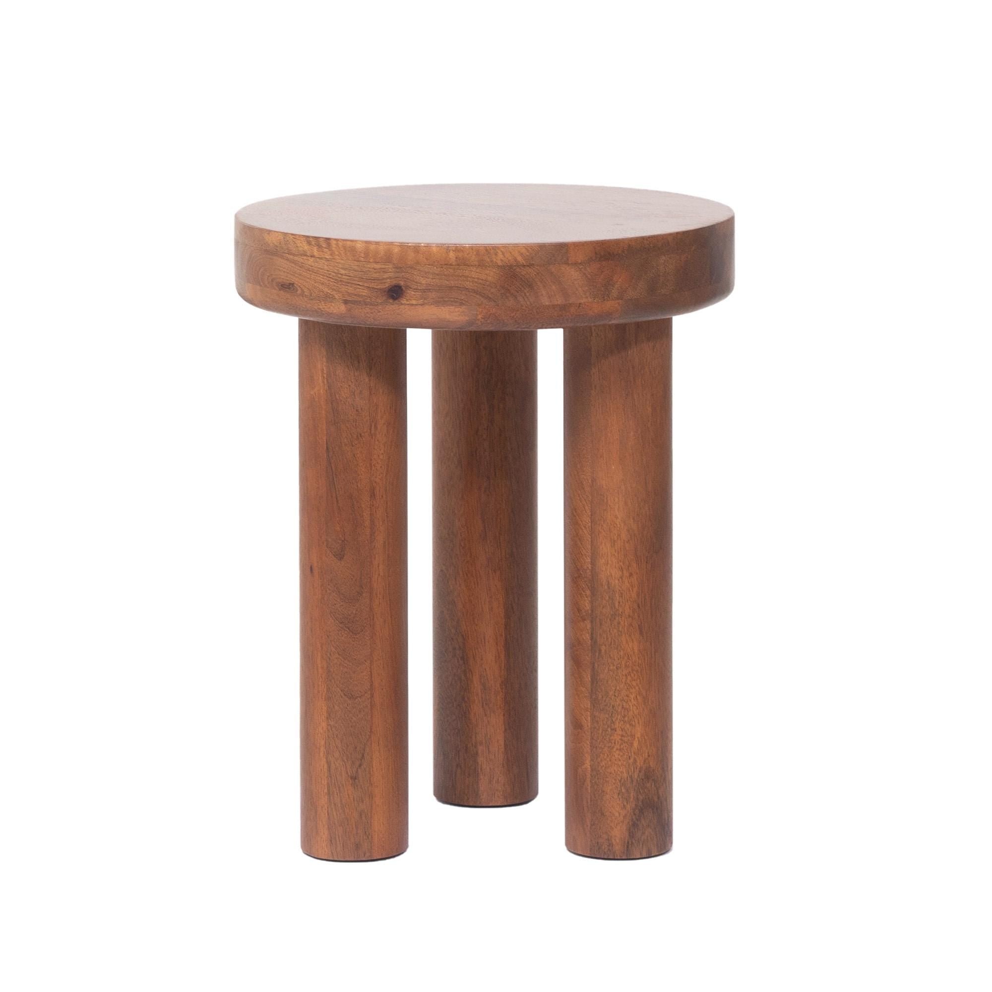 Artisanal Wooden Stool