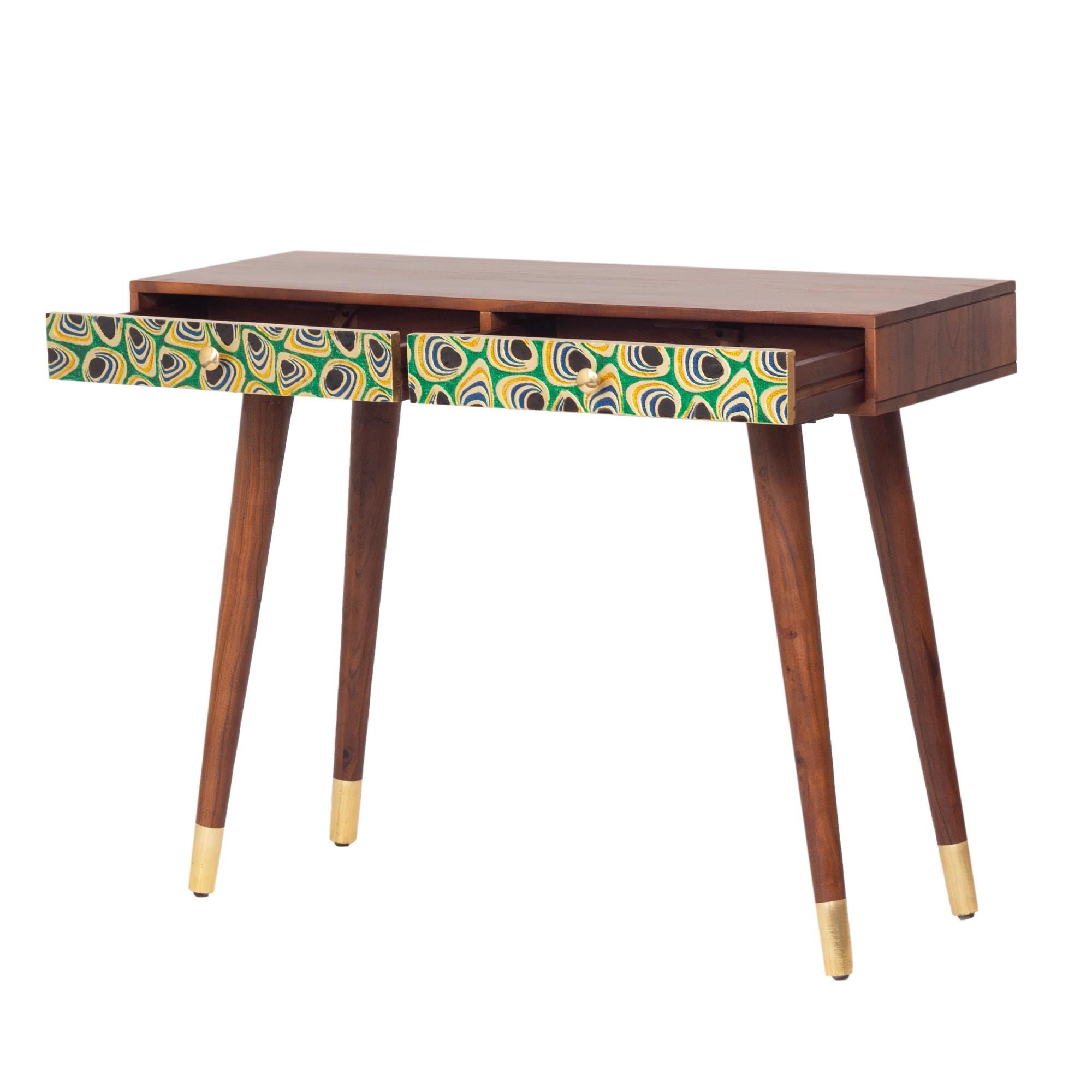 Hand-Painted Entryway Console Table