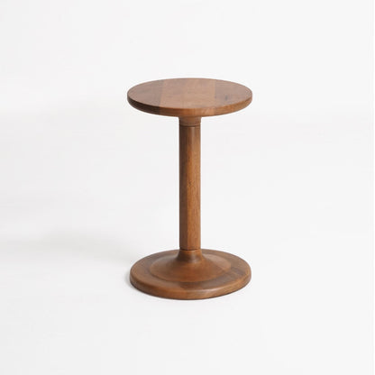 Solid Mango Wood Pedestal Table